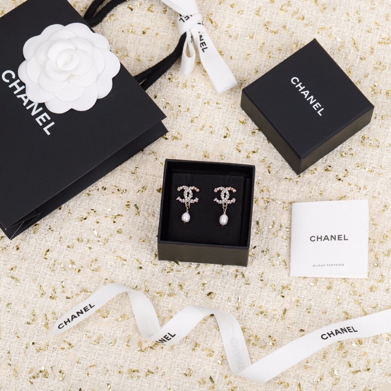 Ch*el earrings